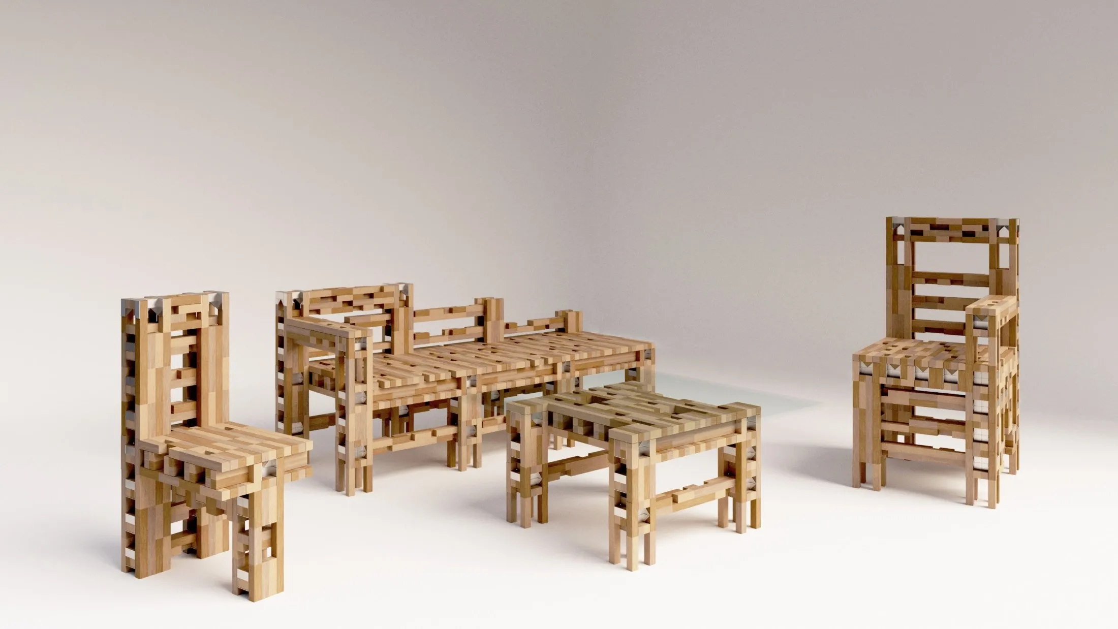 Physical Chair Assembly — Offcut Wood