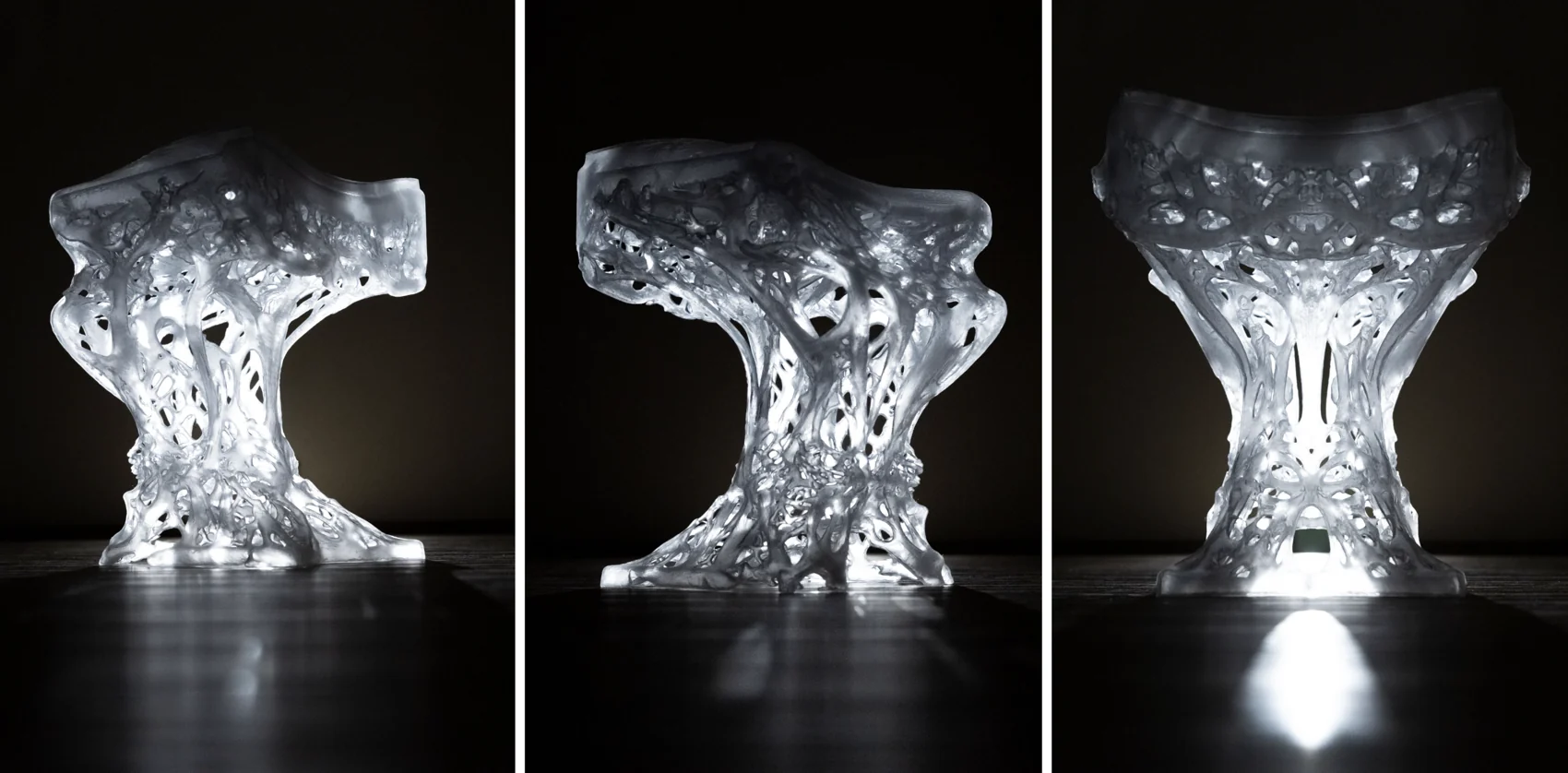 3D-Printed Prototype &mdash; Three Views